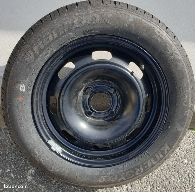 Roue complète Jante & Pneu Hankook 195-60-R15 - 88V - Peugeot - Citroën ...