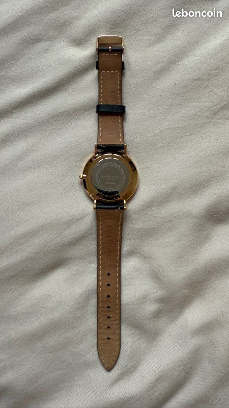 Montre Rosefield noir et dorée (image 5)