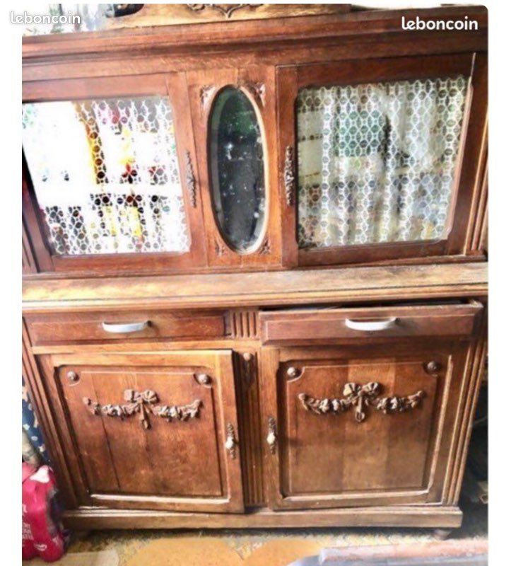 Buffet vitré deux corps (image 1)