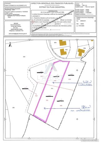 Terrain 4271 m² Saint-Étienne-du-Valdonnez