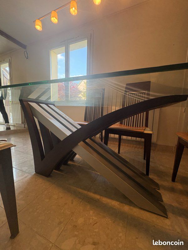 Table en verre avec 6 chaises (image 3)
