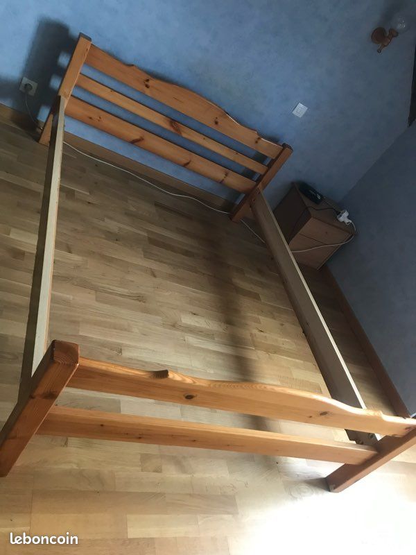 Lit complet 140 + matelas et sommier (image 4)