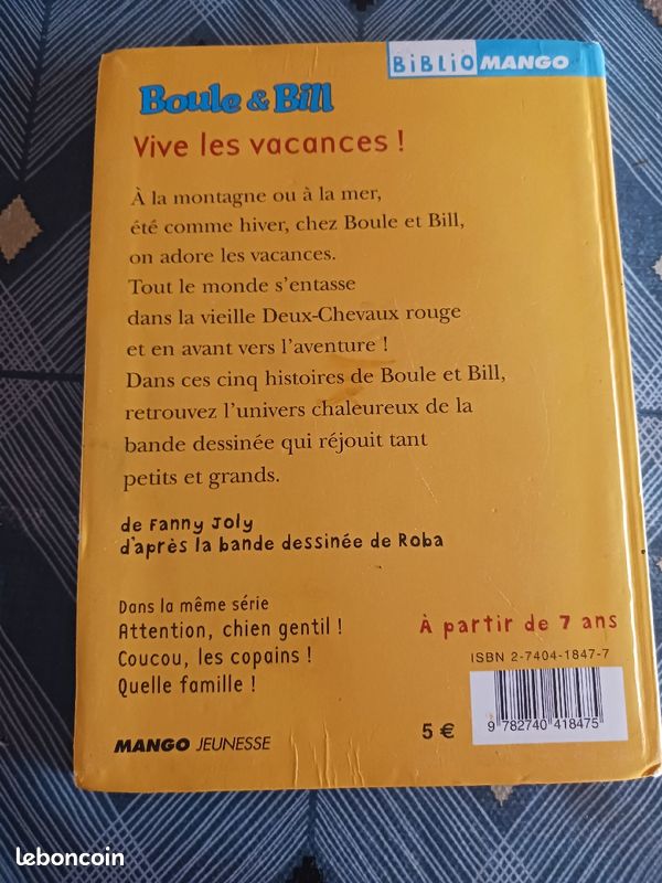 Boule et Bill Vive les vacances (image 6)