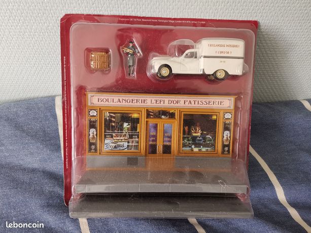 Diorama Fourgonnette Peugeot 203 Boulangerie l'Epi d'Or