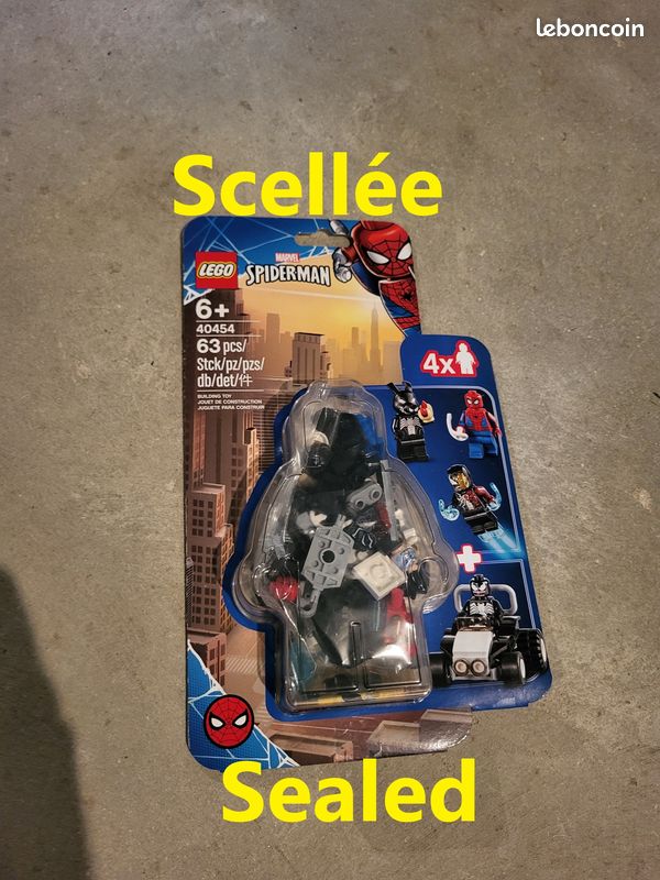Lego Marvel 40454 Spider-man vs Venom and Iron Venom blister pack (image 1)
