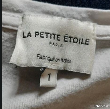 T-shirt blanc Sunshine La Petite Etoile (image 2)