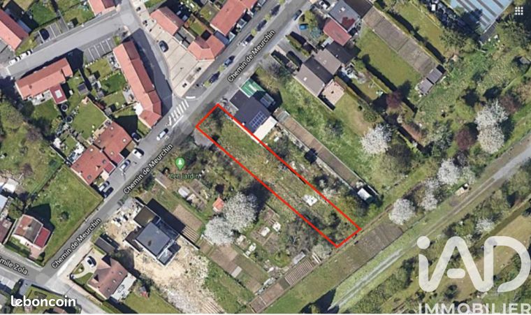 Terrain 669 m² Lezennes