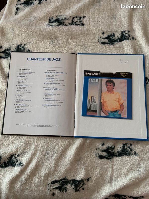 Michel sardou chanteur de jazz livre et cd la collection officielle (image 3)