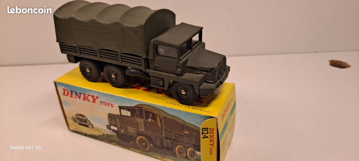 Dinky Toys France Berliet Gazelle Militaire « en l'état » réf