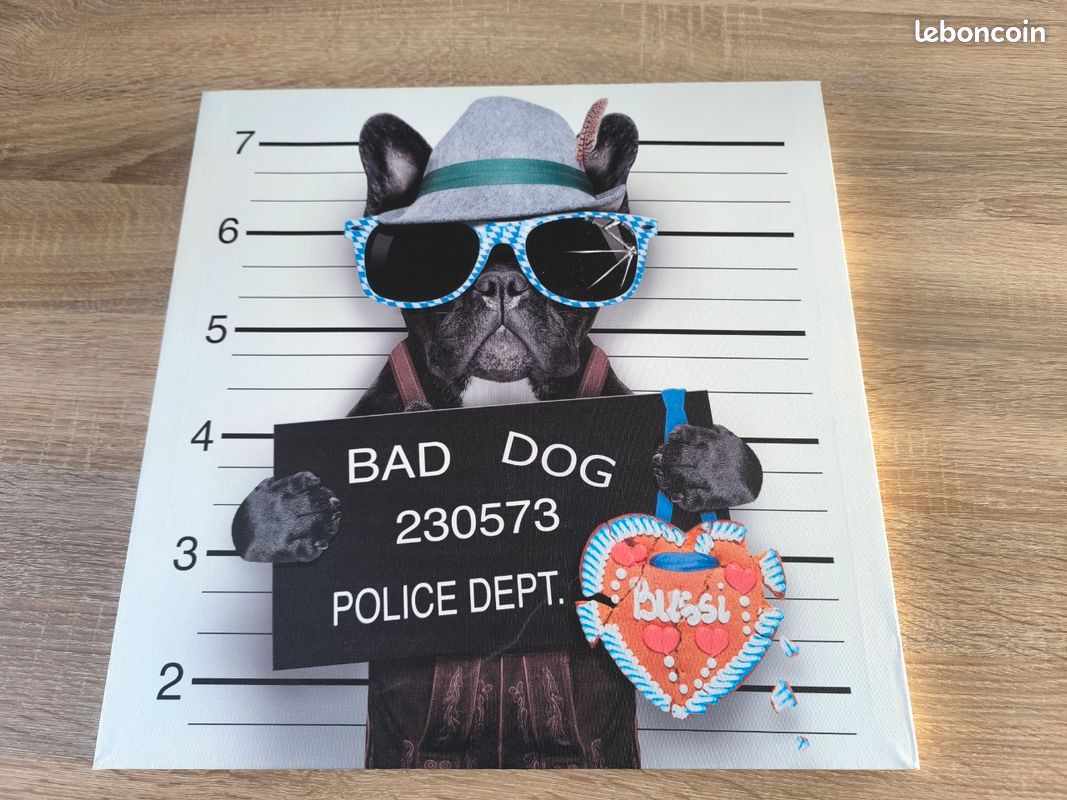 Toile chien Bad Dog (image 1)