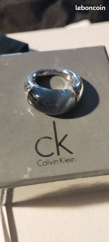 Bague acier Calvin Klein taille 55 Montres Bijoux