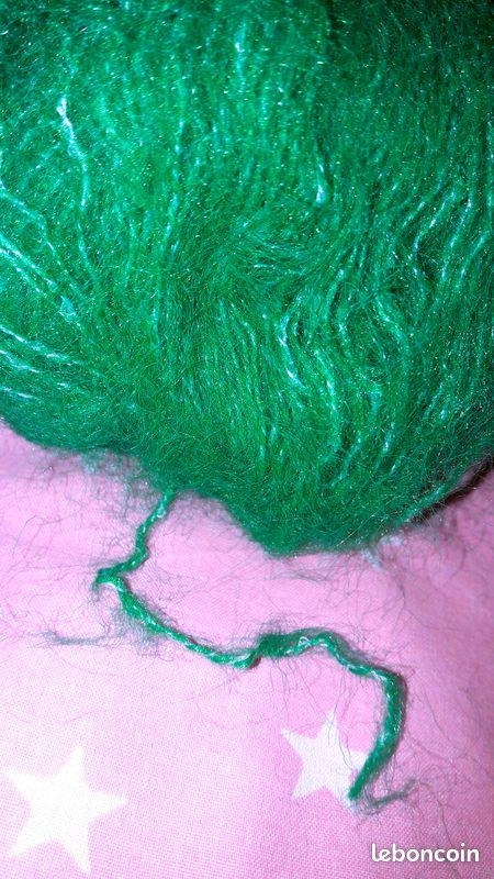 10 pelotes neuves (⚖️25G chacune) démarquées MOHAIR MÉLANGÉ (image 3)
