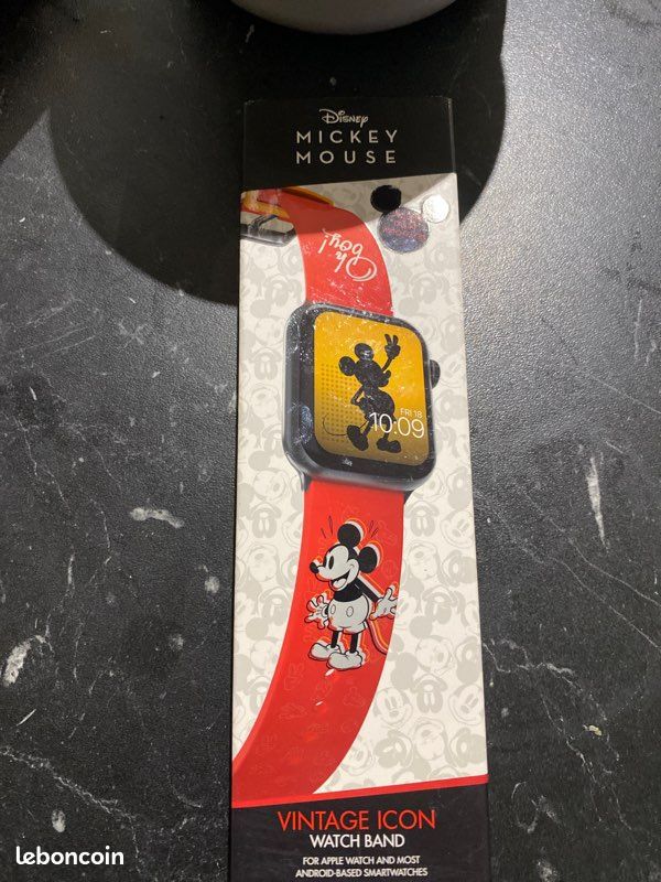 Apple Watch Bracelet Silicone MOBYFOX Mickey Mouse Vintage Icon