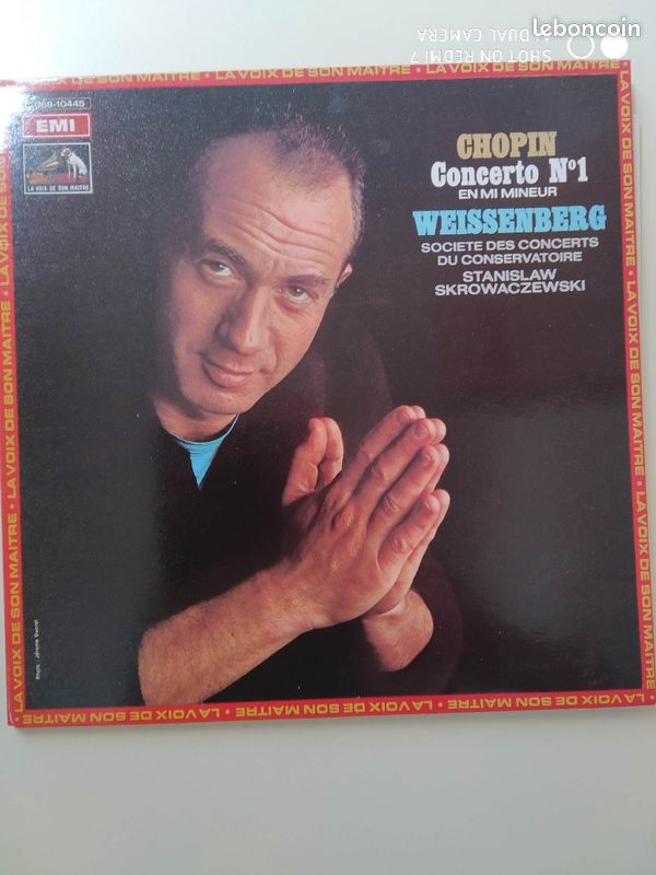 Disque 33 tours de Chopin Concerto numéro 1en mi mineur (image 1)