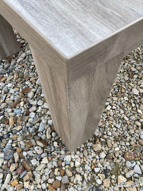 Table basse carrée stone chêne gris (image 6)