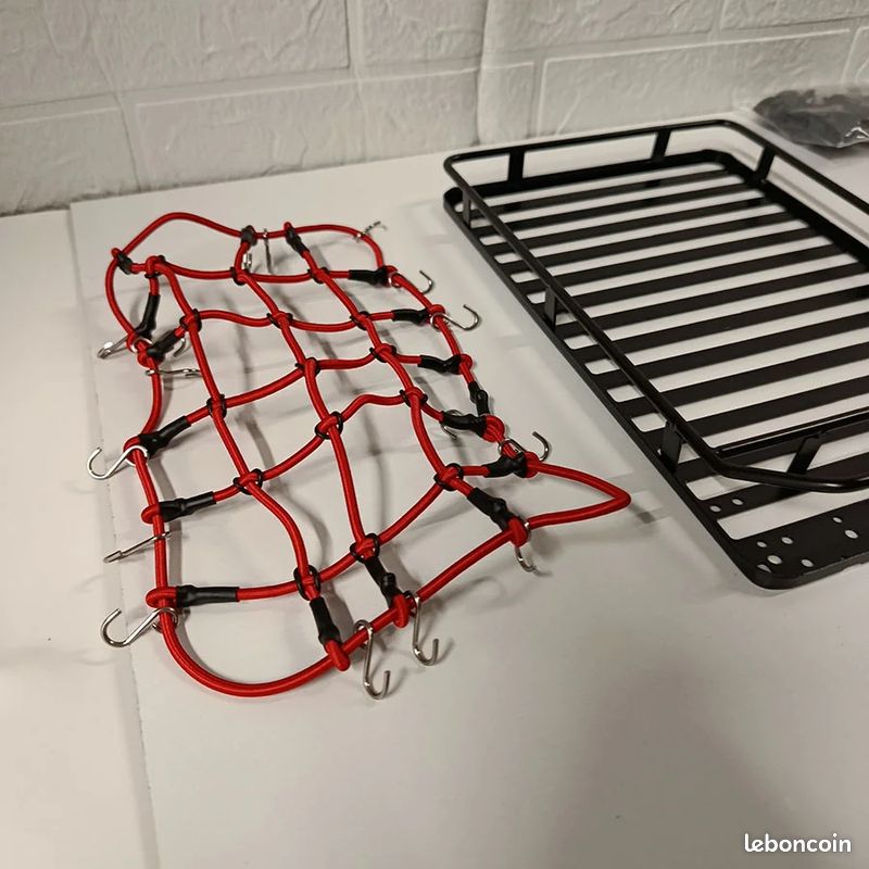 Porte-bagages de toit de voiture RC Simulation détaillée avec lumières
