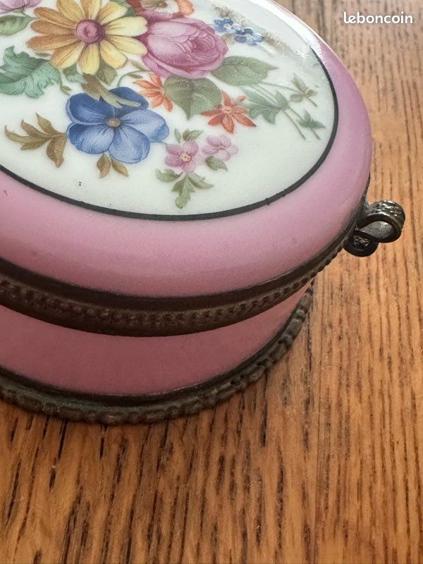 Ancienne boîte XIXeme porcelaine (image 4)