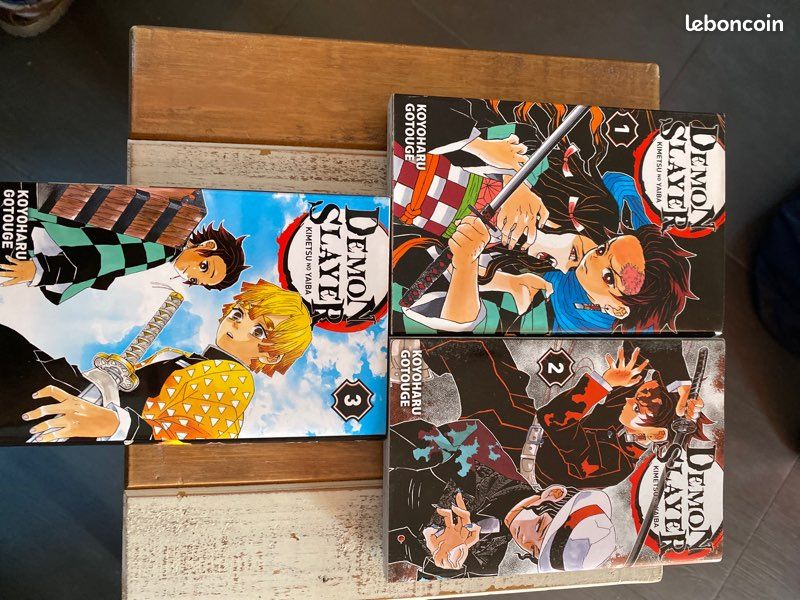 3 Manga’s Démon Slayer 1,2 et 3 (image 1)
