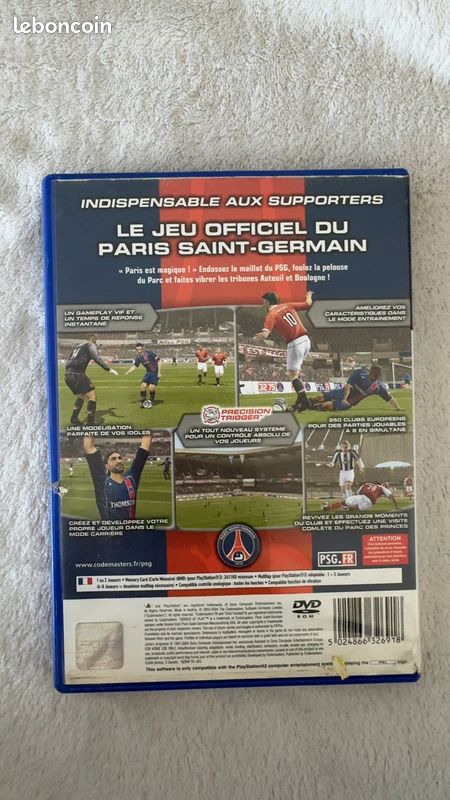 PSG Club Football 2005 Sur Xbox - Version Française Complète - Bon état