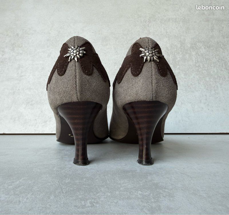 Escarpins Diavolezza cuir Made in Italy T38 (image 8)