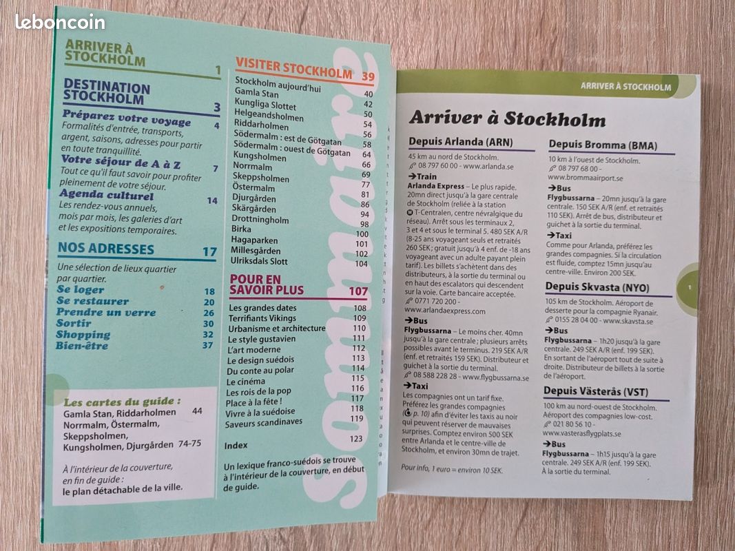 Livre guide touristique Stockholm week-end Michelin (image 2)