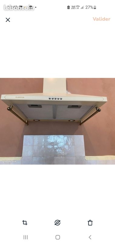 Hotte Klarstein 60 cm inox neuve jamais utilisée, sous garantie - valeur 210 euros (image 3)