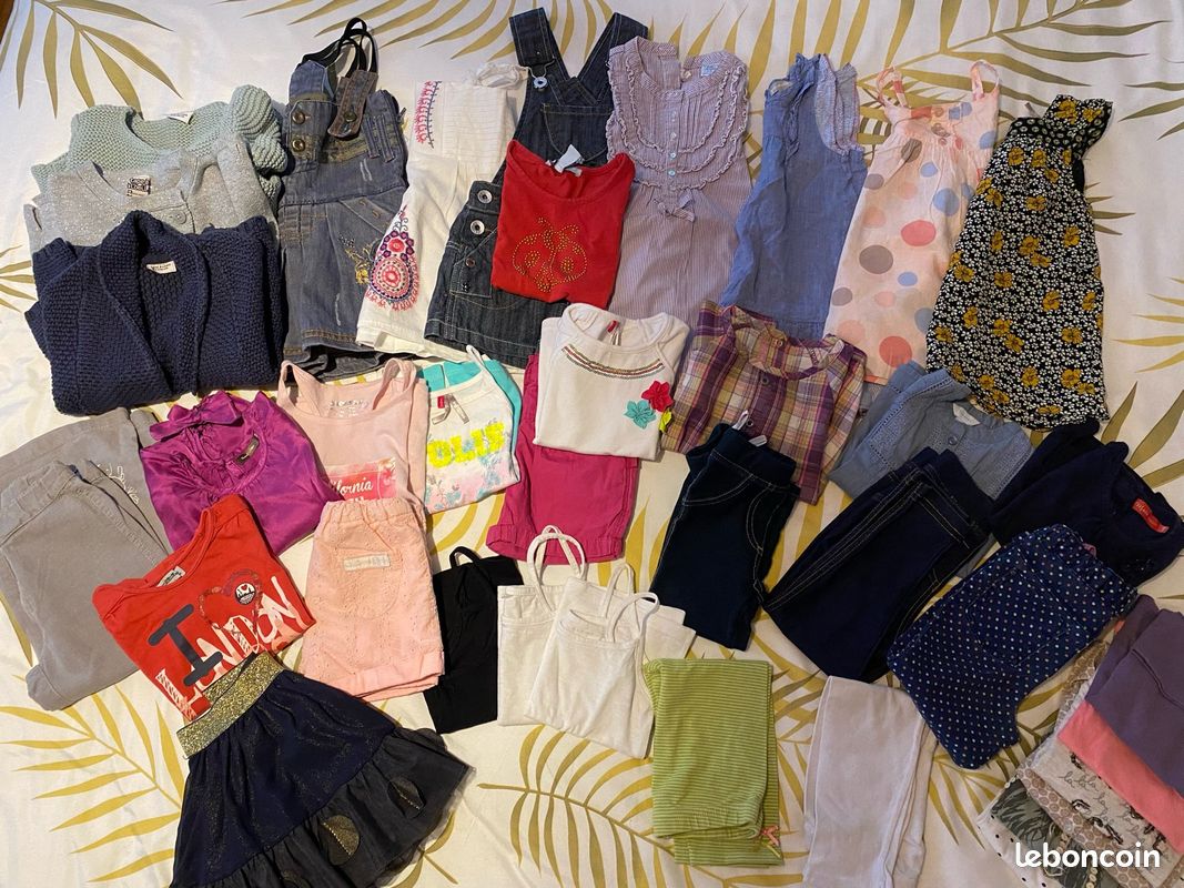 Gros lot vêtements fille 2 ans 24 mois (image 1)