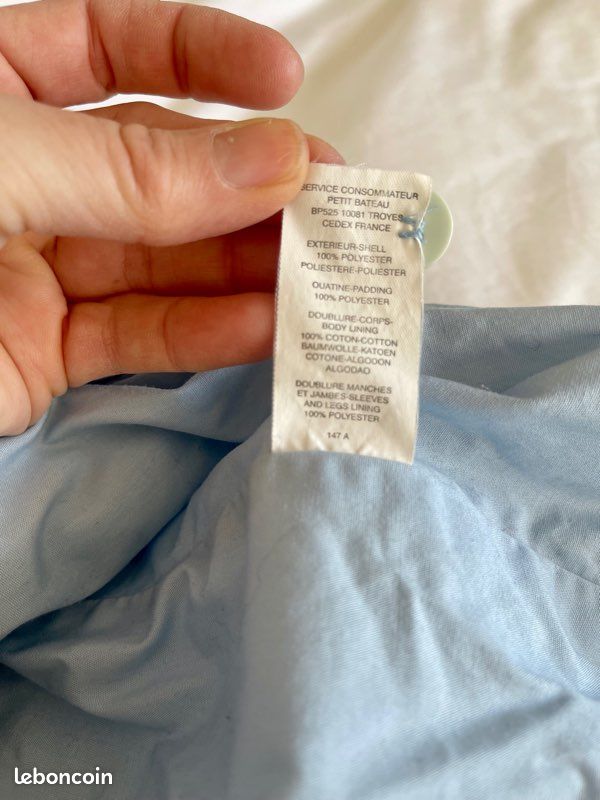 Bombipilote petit bateau 3 mois bleu clair (image 6)