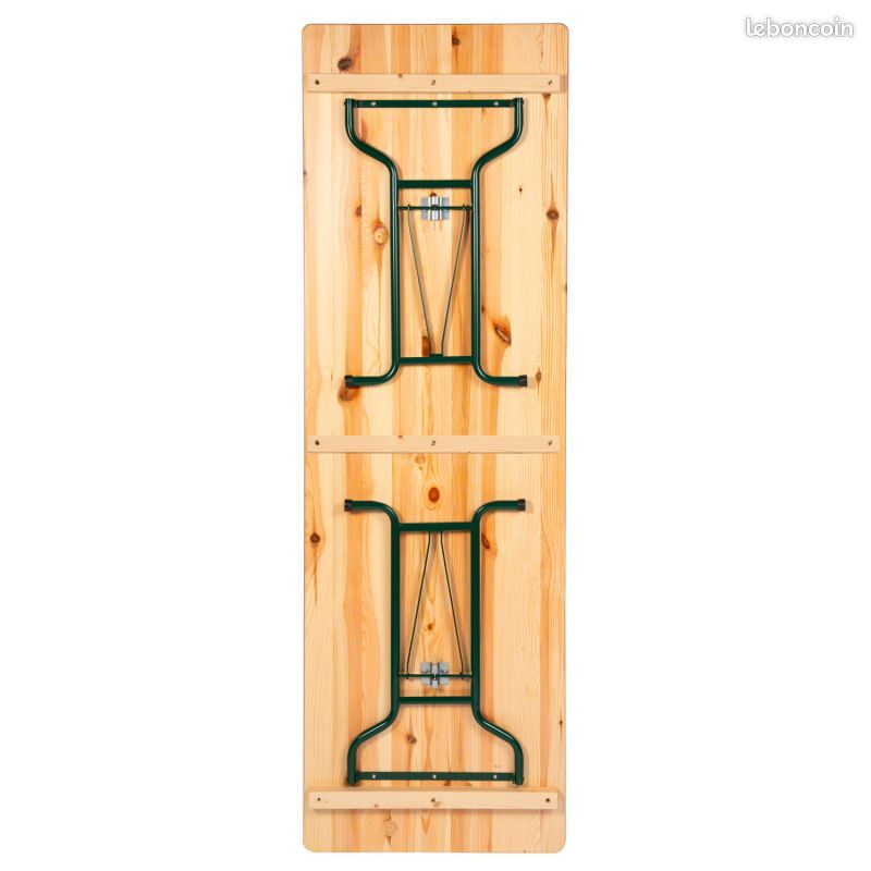 Table brasserie + 2 bancs (image 3)