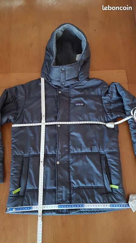 Anorak bleu Hanna Andersson garçons 130 à capuche zippée