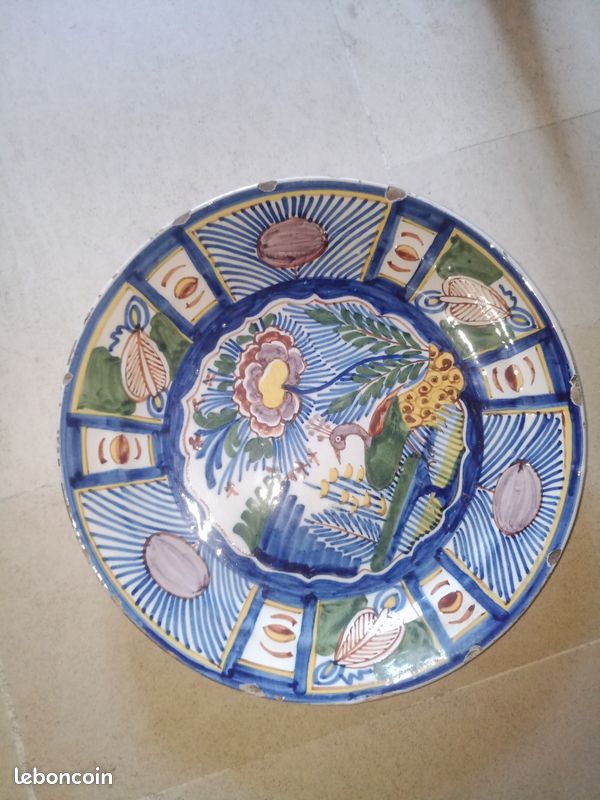 Ancienne assiette delft (image 1)