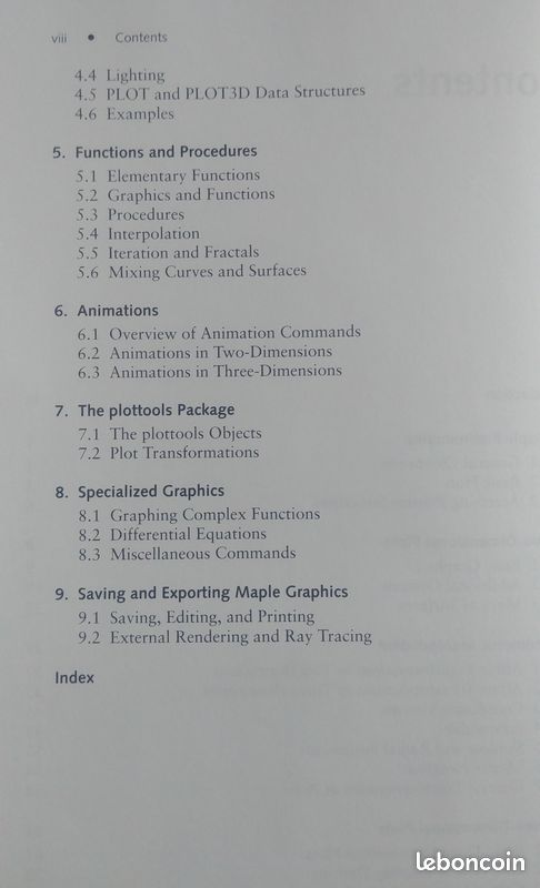 Discovering Curves and Surfaces With Maple, Maciej Klimek, 1997 (1er édition) (image 6)