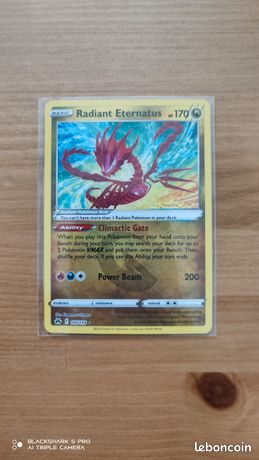 Carte Pokémon Ethernatos RADIEUX 105/159 - Zénith Suprême EB Caen 14000 Carte Pokémon Ethernatos RADIEUX 105/159 - Zénith Suprême EB Caen 14000