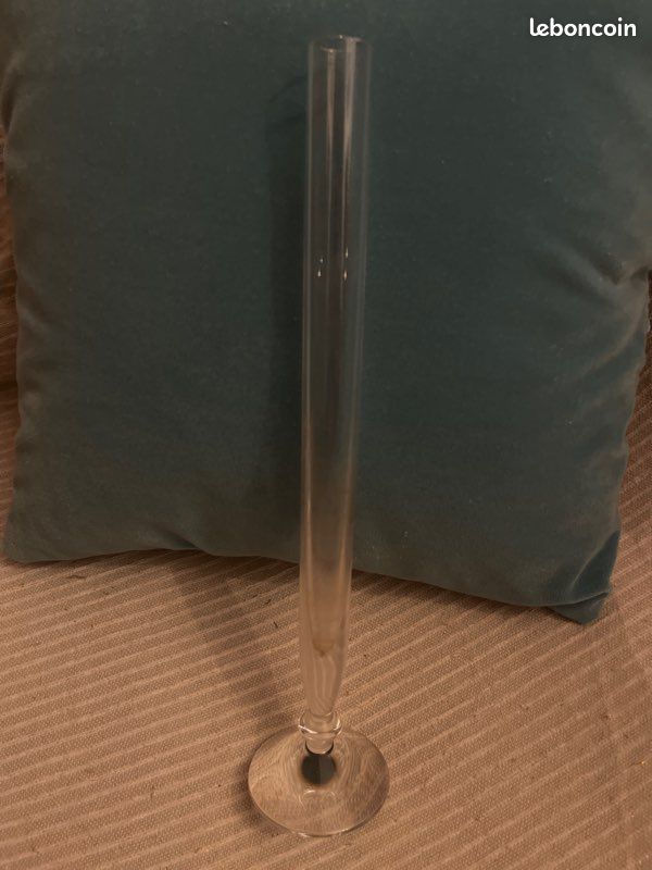 Grand vase soliflore tube baccarat (image 5)