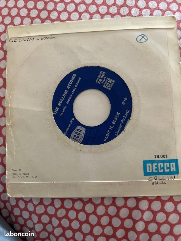 Vinyle The Rolling Stones DECCA 79001 (image 2)