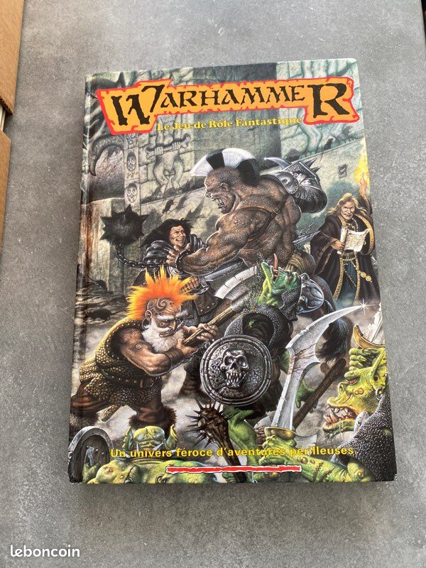 Livre de base en VF pour le jeu de rôle Warhammer 1ère édition