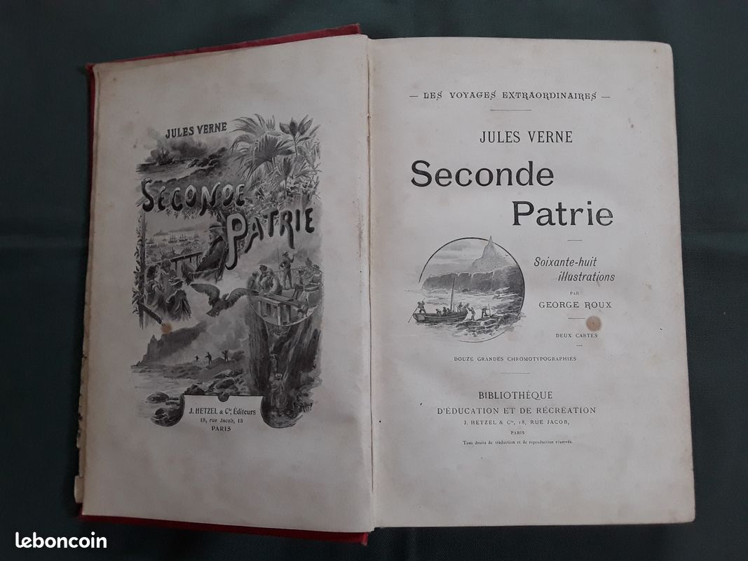 Jules Verne , Seconde PATRIE , HETZEL (image 3)