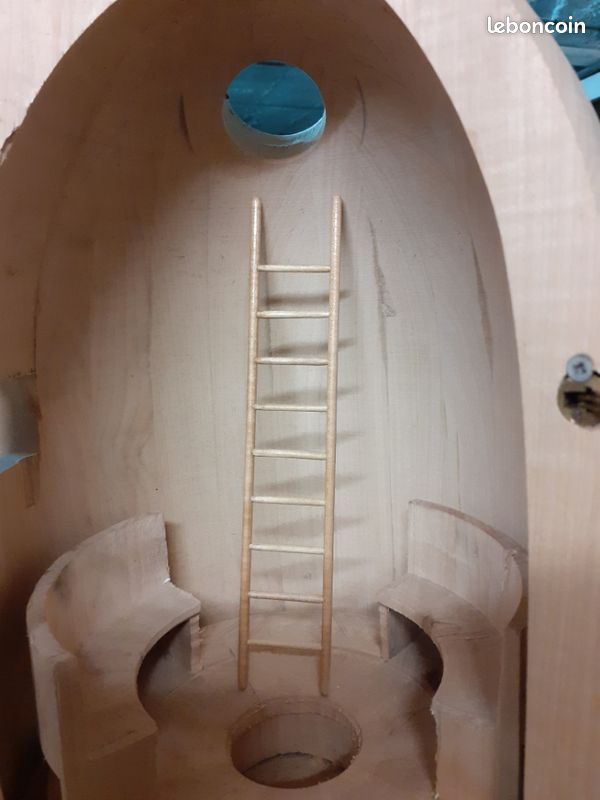 Fusée de Jules VERNE (maquette en bois) (image 6)