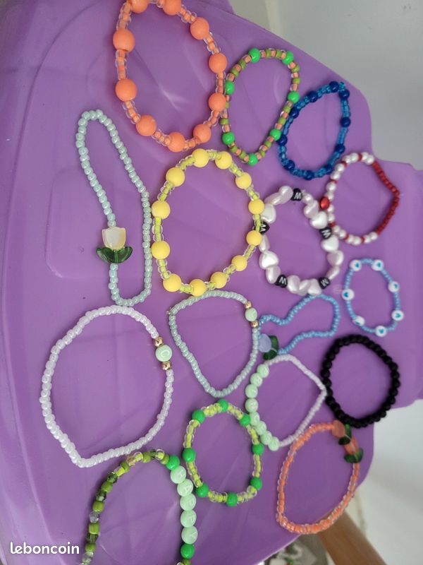 Bracelet perles filles (image 1)
