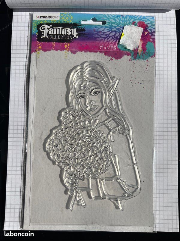 Tampons & Matrices Découpe "Elfe Fleur" - Pour Scrapbooking, Cartes - Silicone & Acier