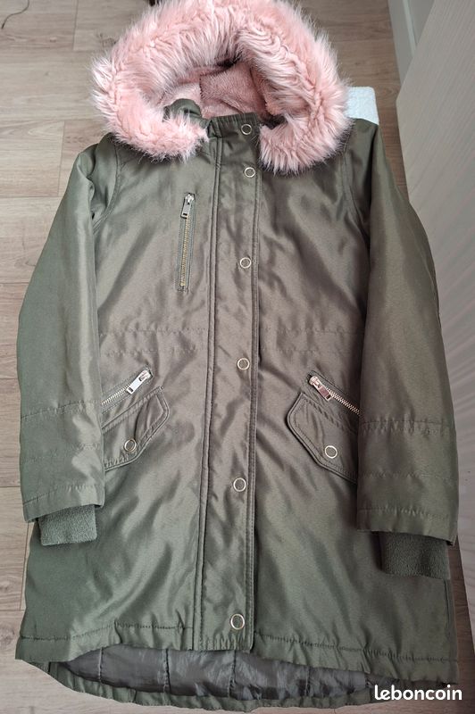 Doudoune Kaki Veste Kaki Fourrure Rose Pink Doudoune Kaki Fourrure