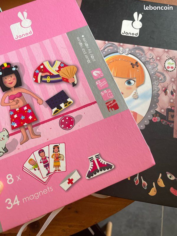 Jeux de magnets, habillage maquillage (image 1)