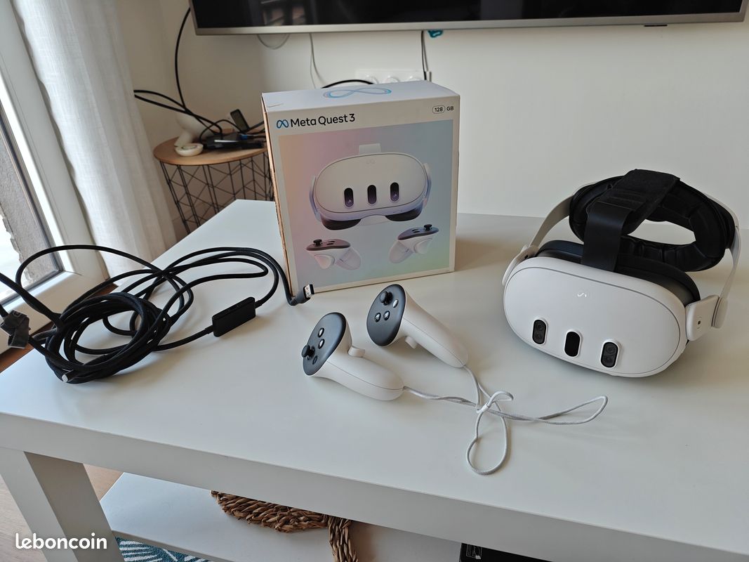 Casque Meta Quest 3 VR – 128 Go – Ouvert Mais Jamais Utilisé – État Parfait