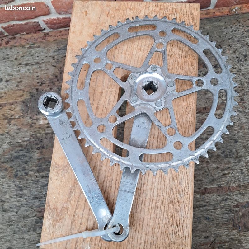 Pédalier de vélo ZK 22 en alliage d'aluminium 38T à vitesse unique