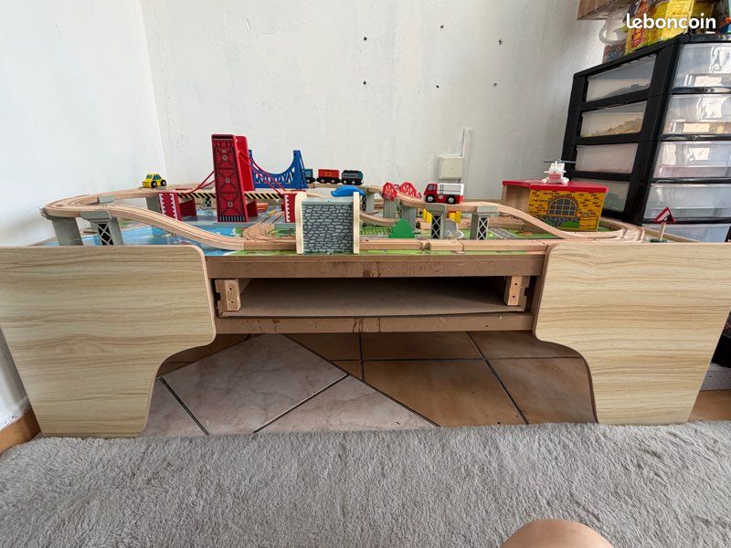 Squirrel play - Table et train en bois 100 pièces (image 6)