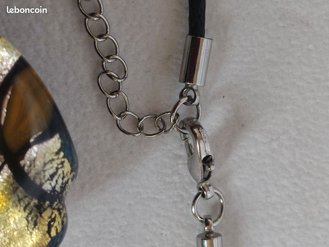 Collier italien Roffolo en verre (image 8)