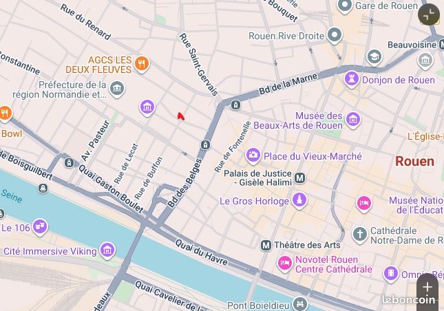 Urgent garage à louer lieu proximité centreville rouen directement de plain pied couvert clot clos de 60cbm loyer d'avance · 