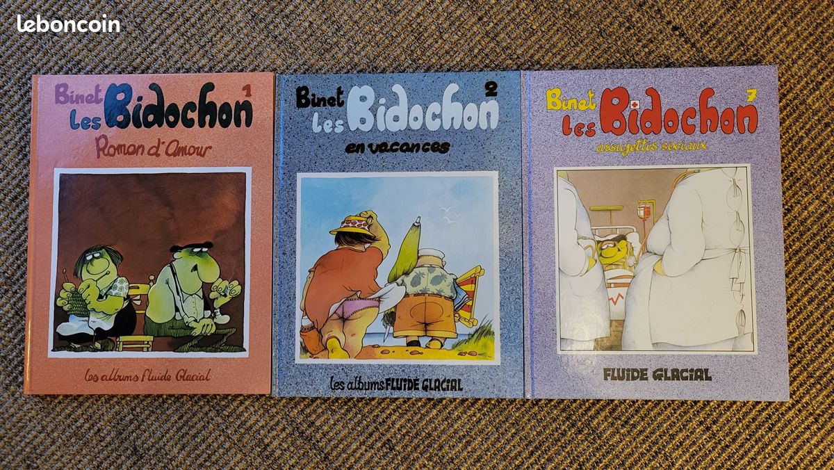 Vends Lot 3 BD Fluide Glacial - Les BIDOCHON (image 1)