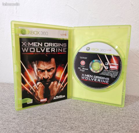 X-Men Origins: Wolverine Edition Bestiale - Xbox 360 FR, Boîtier Neuf, Comme Neuf