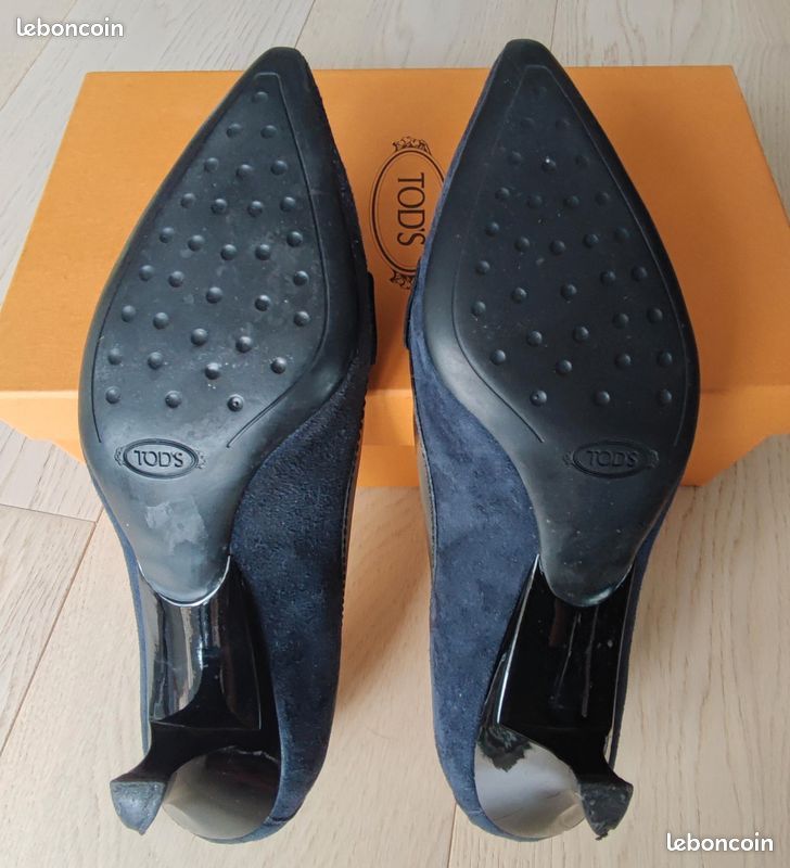 Escarpins Tod's bleu (image 4)